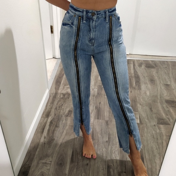 Gaby studio Denim - Gaby Studio highwaisted zipper jeans